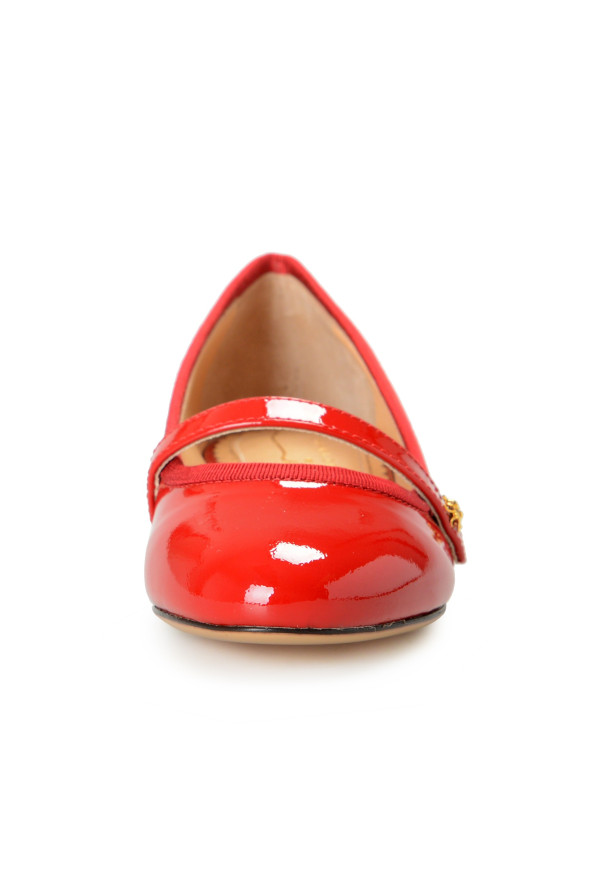 Charlotte Olympia Girls "INCY MARY-JANE" Red Patent Leather Ballet Flats Shoes: Picture 5