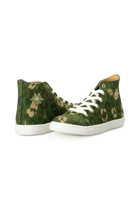 Charlotte Olympia Kids "INCY HIGH-TOP SNEAKERS" Camouflage Print Sneakers Shoes: Picture 8