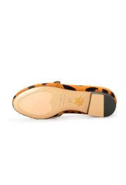 Charlotte Olympia Girls "INCY MARY-JANE" Pony Hair Leather Ballet Flats Shoes: Picture 6