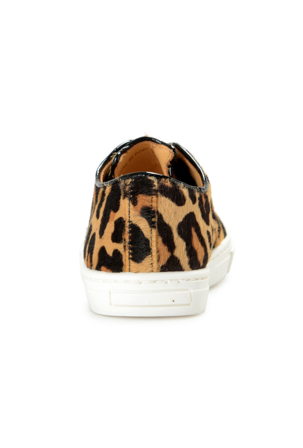 Charlotte Olympia Girls "INCY PURRRFECT" Pony Hair Leather Sneakers Shoes: Picture 3