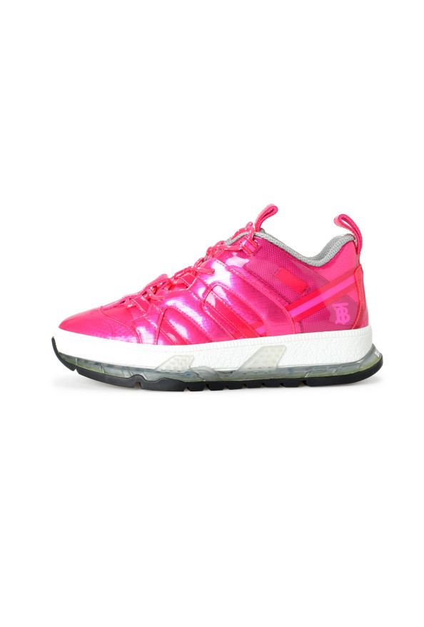Burberry Women's "UNION FUCHSIA" Pink Fashion Sneakers Shoes: Picture 3