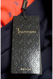 Billionaire Men's Navy Blue Full Zip Logo Print Track Sweat Suit: Picture 11