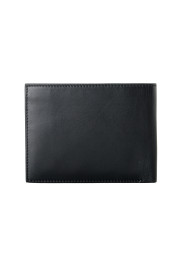 Cavalli Class Men's "Downtown" Black Logo Print Leather Bifold Wallet: Picture 4