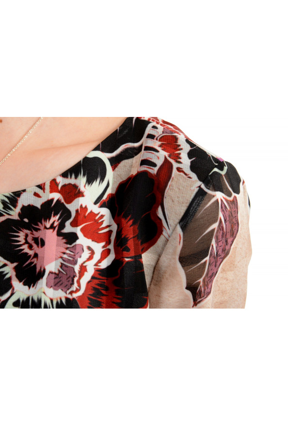Just Cavalli Women's Multi-Color Silk Floral Print Shift Dress : Picture 4