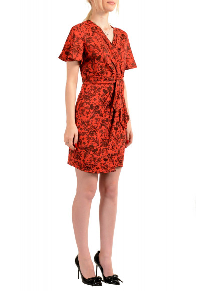Just Cavalli Women's Multi-Color Floral Print Short Sleeve Dress : Picture 2