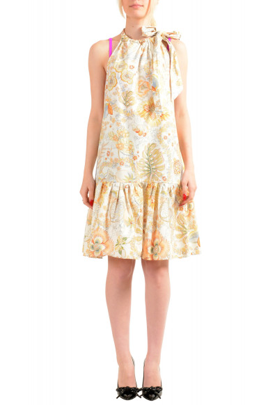 Salvatore Ferragamo Women's Multi-Color Floral Print Sundress Dress