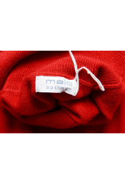 Malo Optimum Men's Brick Red Wool Cashmere Turtleneck Pullover Sweater: Picture 5