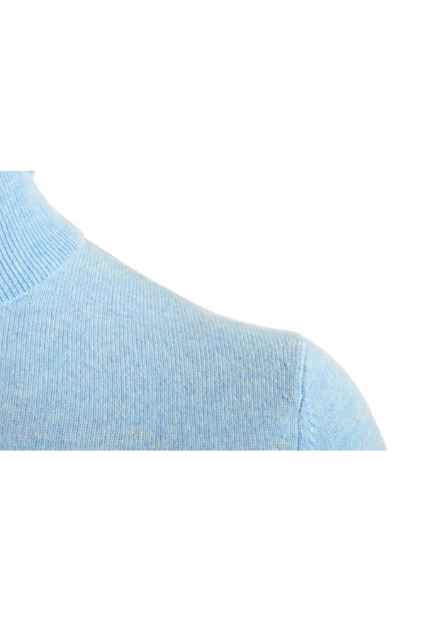 Malo Optimum Men's Ice Blue Wool Cashmere Turtleneck Pullover Sweater: Picture 4