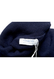Malo Optimum Men's Dark Blue Wool Cashmere Turtleneck Pullover Sweater: Picture 5