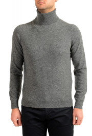 Malo Optimum Men's Gray Wool Cashmere Turtleneck Pullover Sweater
