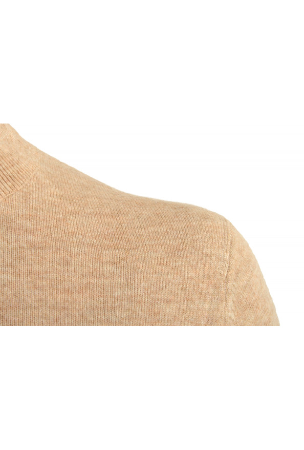 Malo Optimum Men's Beige Wool Cashmere Turtleneck Pullover Sweater: Picture 4