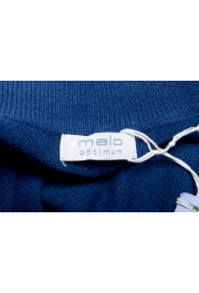 Malo Optimum Men's Ink Blue 100% Cashmere Cardigan Sweater: Picture 6