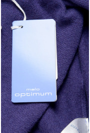 Malo Optimum Men's Purple 100% Cashmere Cardigan Pullover Sweater: Picture 5