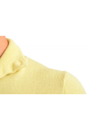 Malo Optimum Men's Yellow 100% Cashmere Cardigan Pullover Sweater: Picture 4