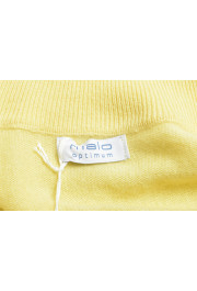 Malo Optimum Men's Yellow 100% Cashmere Cardigan Pullover Sweater: Picture 6