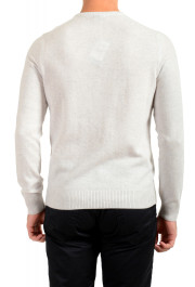 Malo Optimum Men's Light Gray Wool Cashmere V-Neck Pullover Sweater: Picture 3