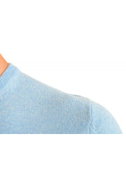 Malo Optimum Men's Ice Blue Wool Cashmere Crewneck Pullover Sweater: Picture 4