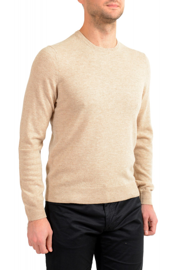 Malo Optimum Men's Beige Wool Cashmere Crewneck Pullover Sweater: Picture 2
