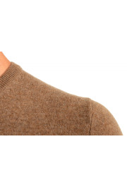 Malo Optimum Men's Brown Wool Cashmere Crewneck Pullover Sweater: Picture 4