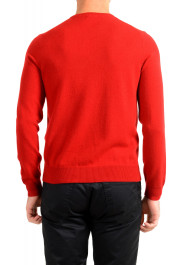 Malo Optimum Men's Brick Red Wool Cashmere Crewneck Pullover Sweater: Picture 3