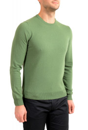 Malo Optimum Men's Green Wool Cashmere Crewneck Pullover Sweater: Picture 2