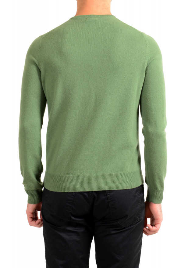 Malo Optimum Men's Green Wool Cashmere Crewneck Pullover Sweater: Picture 3