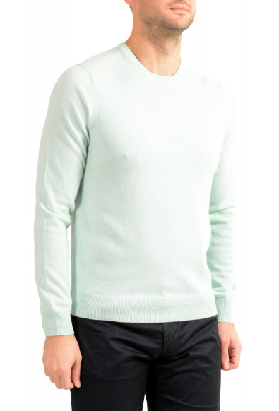 Malo Optimum Men's Green Tea Wool Cashmere Crewneck Pullover Sweater: Picture 2