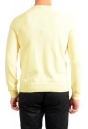 Malo Optimum Men's Yellow Wool Cashmere Crewneck Pullover Sweater: Picture 3