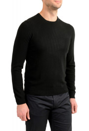 Malo Optimum Men's Black Wool Cashmere Crewneck Pullover Sweater: Picture 2