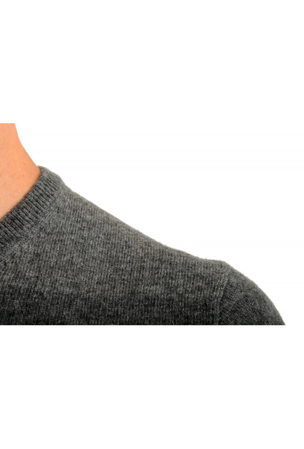 Malo Optimum Men's Gray 100% Cashmere Crewneck Pullover Sweater: Picture 4