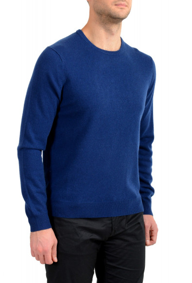 Malo Optimum Men's Ink Blue 100% Cashmere Crewneck Pullover Sweater: Picture 2