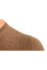 Malo Optimum Men's Brown Wool Cashmere Crewneck Pullover Sweater: Picture 4