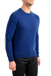 Malo Optimum Men's Dark Blue Wool Cashmere Crewneck Pullover Sweater: Picture 2