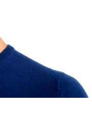 Malo Optimum Men's Dark Blue Wool Cashmere Crewneck Pullover Sweater: Picture 4