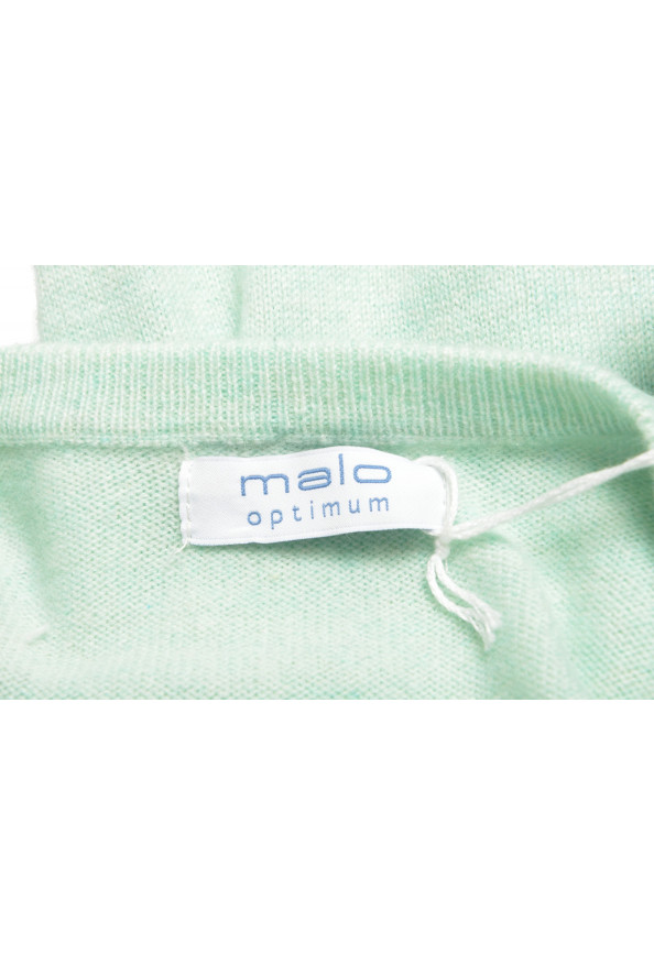 Malo Optimum Men's Light Green Wool Cashmere Crewneck Pullover Sweater: Picture 6