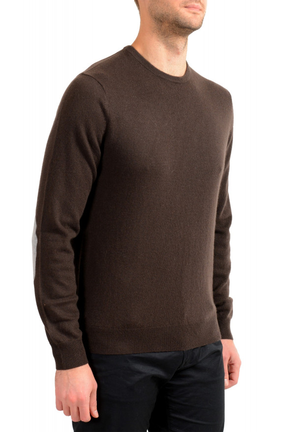 Malo Optimum Men's Brown Wool Cashmere Crewneck Pullover Sweater: Picture 2
