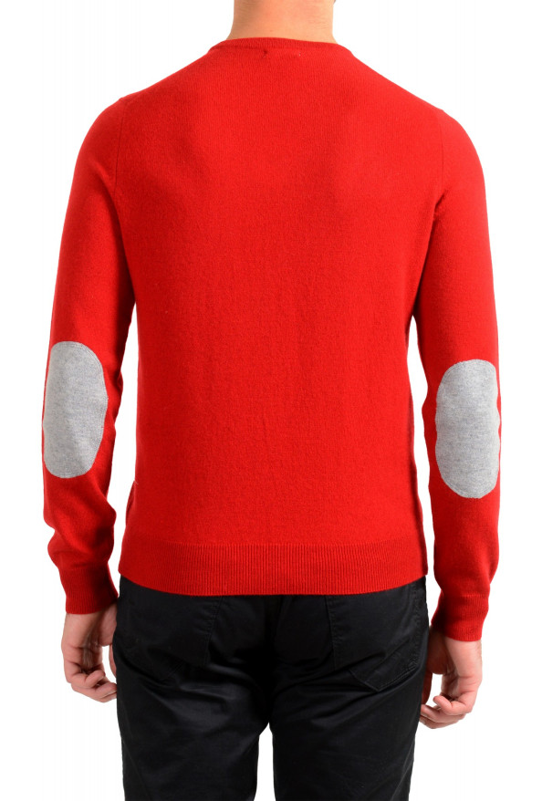 Malo Optimum Men's Bright Red Wool Cashmere Crewneck Pullover Sweater: Picture 3