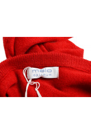 Malo Optimum Men's Bright Red Wool Cashmere Crewneck Pullover Sweater: Picture 5