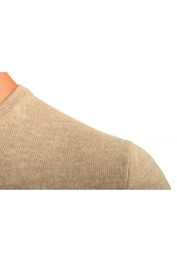 Malo Optimum Men's Beige Wool Cashmere Crewneck Pullover Sweater: Picture 4