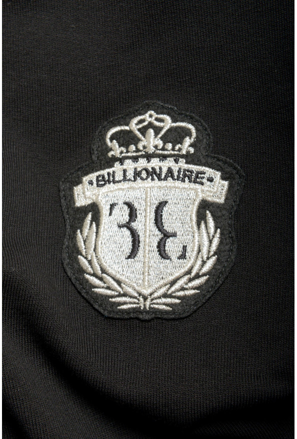 Billionaire Men's Black Full Zip Logo Print Track Sweat Track Suit: Picture 12