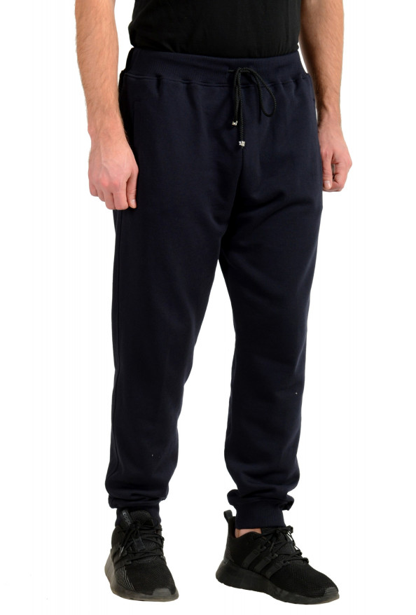 Billionaire Men's Navy Full Zip Logo Print Track Sweat Track Suit: Picture 9