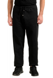 Billionaire Men's Black Full Zip Logo Print Track Sweat Suit: Picture 8