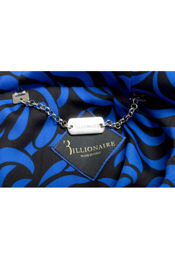 Billionaire Men's Gray Full Zip Logo Print Track Sweat Track Suit: Picture 12