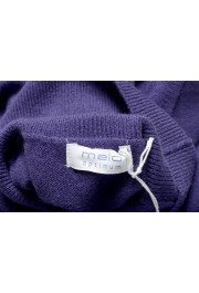 Malo Optimum Men's Purple 100% Cashmere Turtleneck Pullover Sweater: Picture 5