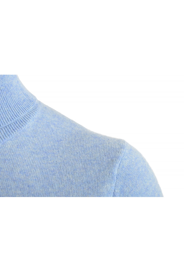 Malo Optimum Men's Ice Blue 100% Cashmere Turtleneck Pullover Sweater: Picture 4