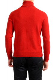 Malo Optimum Men's Brick Red 100% Cashmere Turtleneck Pullover Sweater: Picture 3