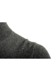 Malo Optimum Men's Gray 100% Cashmere Turtleneck Pullover Sweater: Picture 4
