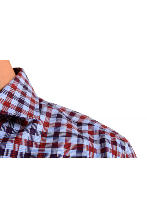 Hugo Boss Men's "Mark US" Sharp Fit Multi-Color Plaid Long Sleeve Dress Shirt: Picture 7