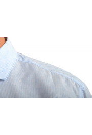 Hugo Boss Men's "Erriko" Extra Slim Fit Blue Striped Long Sleeve Dress Shirt: Picture 7