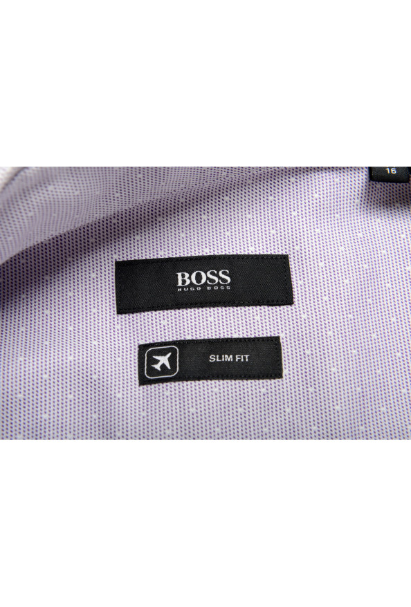 Hugo Boss Men's "Isko" Slim Fit Multi-Color Long Sleeve Dress Shirt: Picture 7